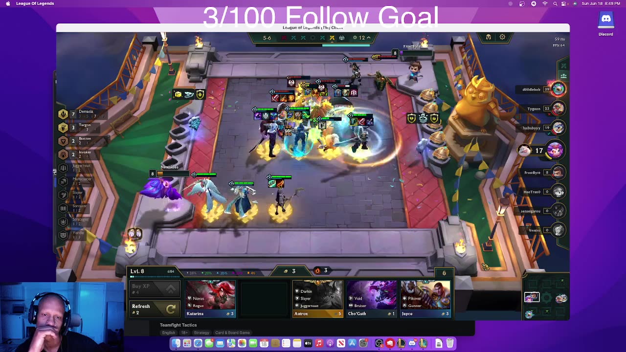 100 Follower Goal // TFT Silver -> Diamond