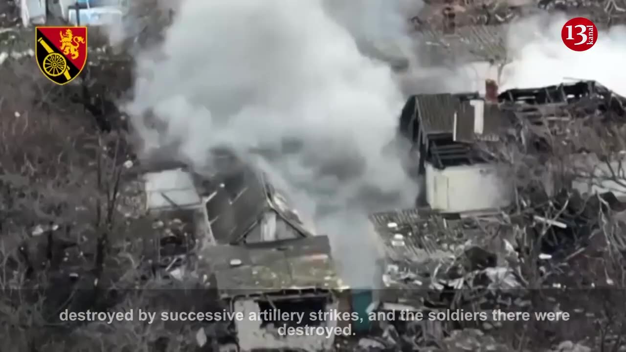 Russians hiding in civilian houses in Bakhmut targeted by drones and artillery