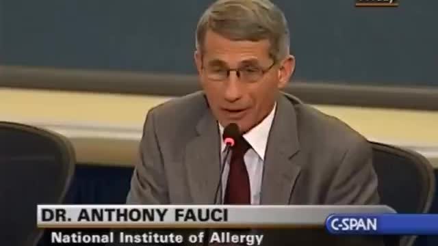 Anthony Fauci - 2009 audition on Universal Vaccine and profit