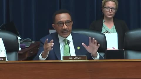 Rep Kweisi Mfume (D-MD) just said one of the most disturbing and insane things