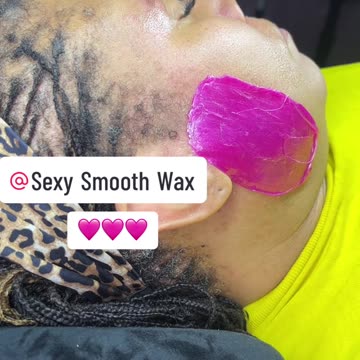 Smooth Face Waxing with Tickled Pink Hard Wax by Lana