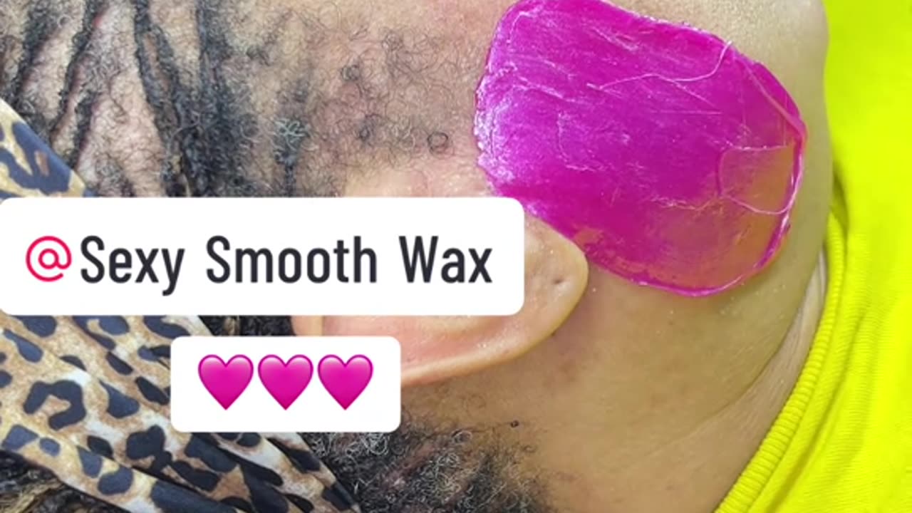 Smooth Face Waxing with Tickled Pink Hard Wax by Lana