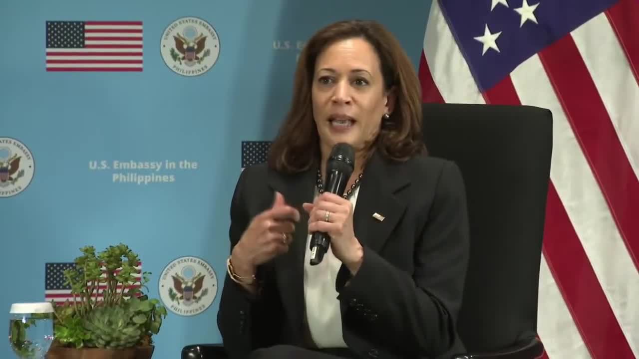 US Vice President Kamala Harris attends town hall on women empowerment