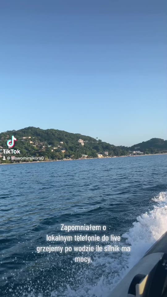 Speed na Łodzi na Karaibach.