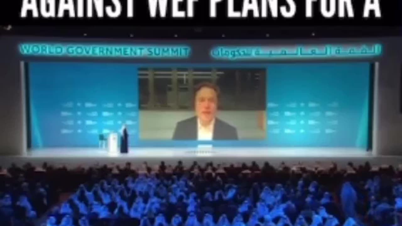 Elon musk shocks the WEF elite
