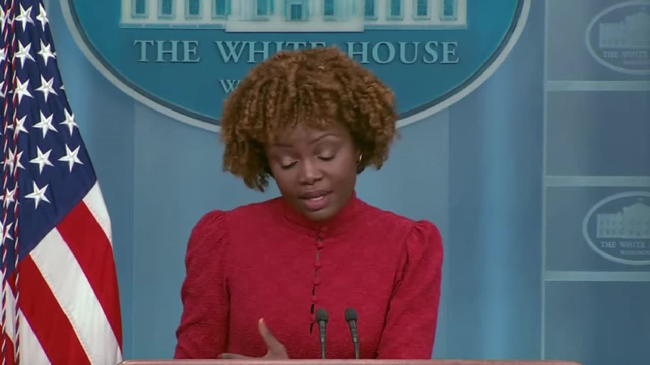 KJPTells A Reporter That Biden Does Not Support Age Limits For Gender Transition
