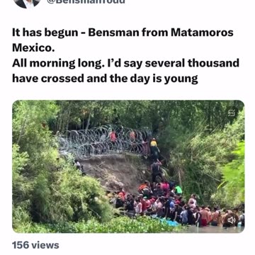 Biden, border states ALLOWING the invasion to proceed. What is Gov Abbott doing?