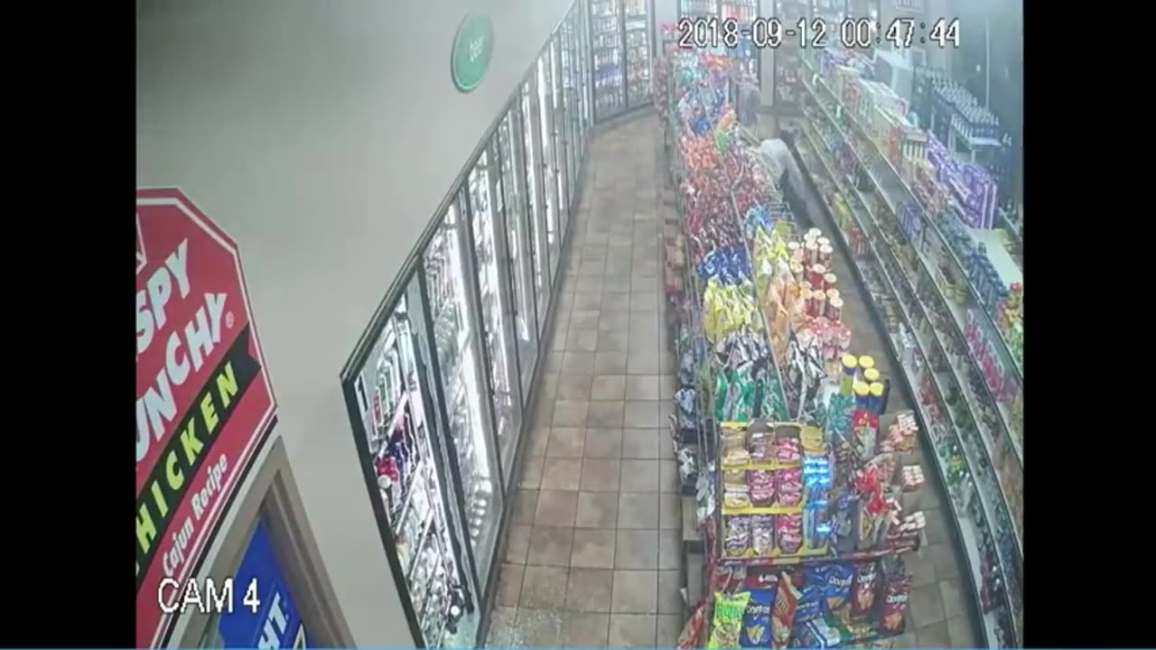 Violent shoot-out caught on camera