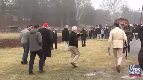 WATCH: Ohio Gives Trump Hero’s Welcome on Cold, Rainy Day