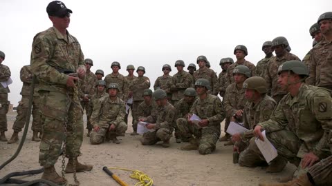 Air Assault Sling Load Training