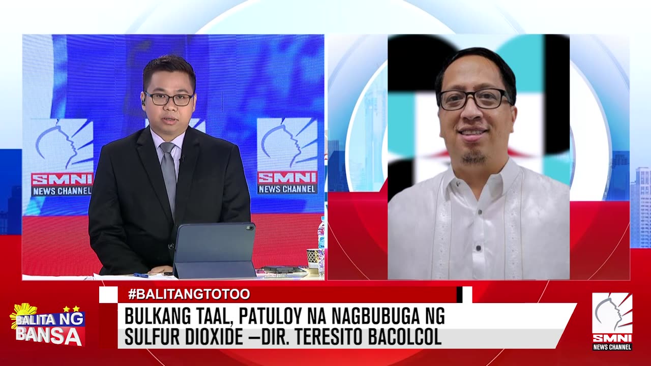 Bulkang Taal, patuloy na nagbubuga ng sulfur dioxide —Dir. Teresito Bacolcol