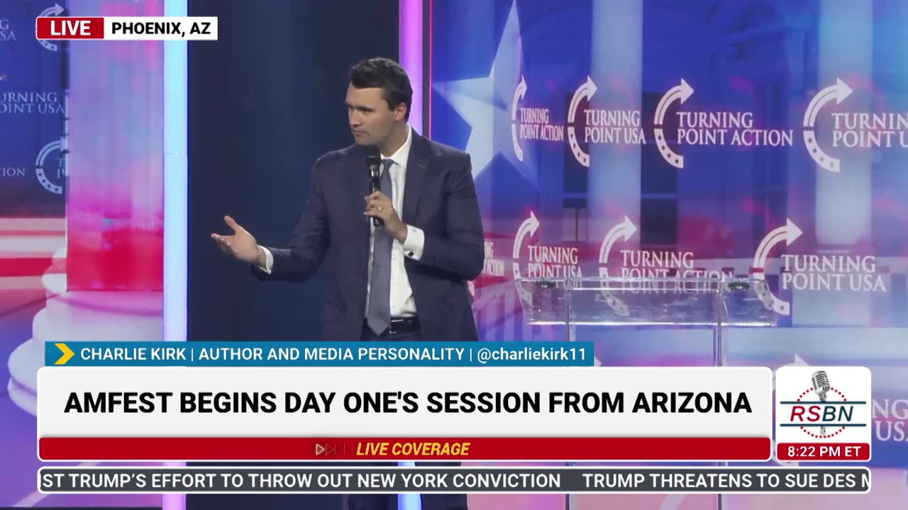 FULL SPEECH: Charlie Kirk Speaks at TPUSA's America Fest Conference: Day One - 12/19/24