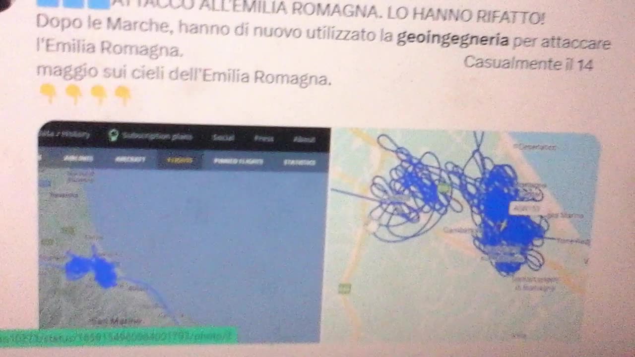 geoingegneria e manipolazione del clima correlate al disastro in emilia romagna??.