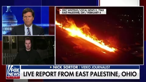 Video journalist in East Palestine: There’s an odor in the air that literally is eye watering