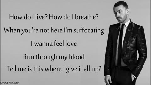 Sam Smith - Writing's On The Wall (Lyrics Video)