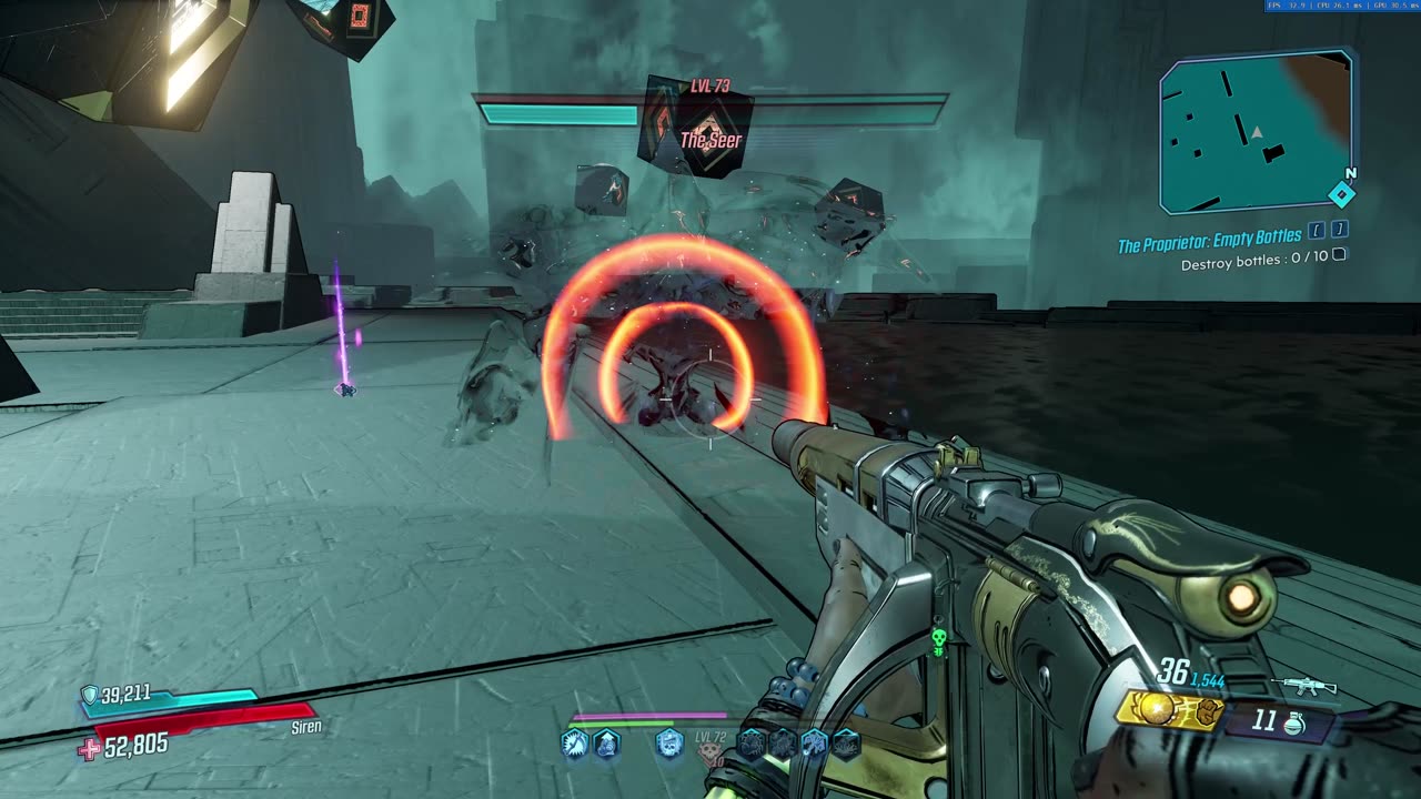 Borderlands 3- boss is stuck in the ground.