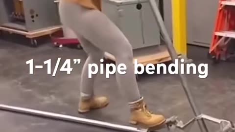 Funny stuff watching apprentices bend 1-1/4 pipe. We all been there.