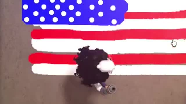Drawing United States 🇺🇸 flag and coming back later 🥺