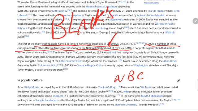 MAJOR TAYLOR GROUP, A BUNCH OF BLACK SUPREMIST