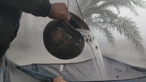 বাংলার গ্রামীণ ঐতিহ্য শীতের সকালে খেজুরের রস || part-1 || Vlog No-53 | Likhon's WorLd