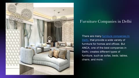 Furniture Companies in Delhi