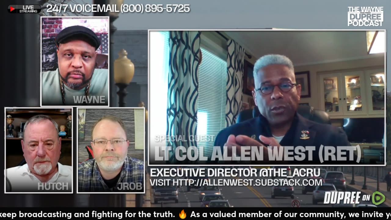 (Ret) Lt Col Allen West Joins The Wayne Dupree Show - Clip 2