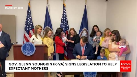 'It's About Honoring God's Plan For Life'- VA Gov. Youngkin Signs Bill To Help Expectant Mothers