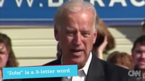 False: Biden claims "JOBS" is a 3-letter word