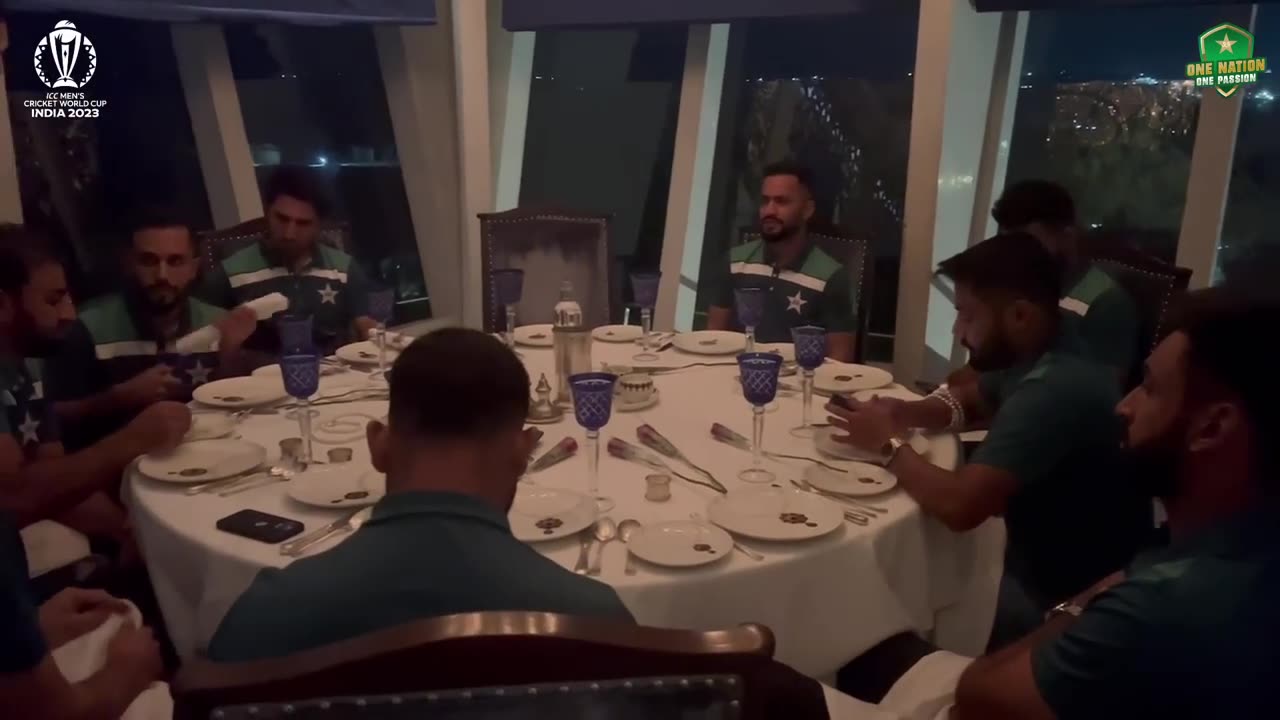 Glimpses From the Pakistan Team Dinner in Hyderabad #CWC23 | PCB | MA2A