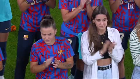 Alexia Putellas Presents Her Ballon d'Or To Barcelona Fans And Team-Mates