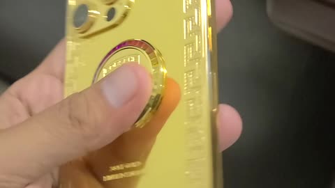 Iphone 13 pro max gold plated