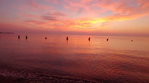 sunrise in the east sea of KOREA