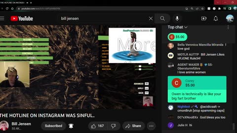 Bill Jensen YT live 11-15-22