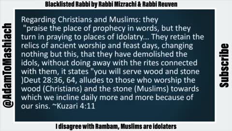Rabbi Asher Meza: I disagree with Rambam, Muslims are idolaters