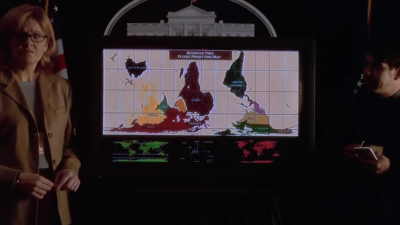 Peter's projection map instead of traditional Mercator