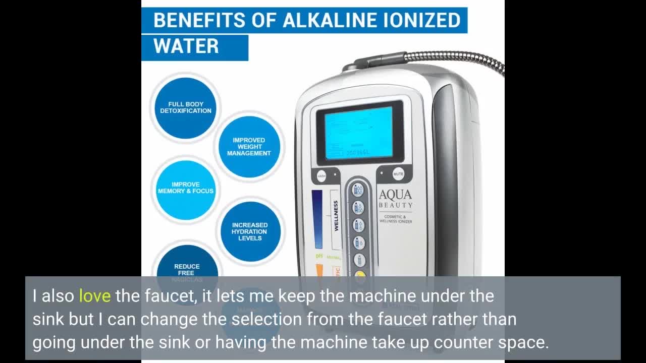 Aqua Ionizer Deluxe PRO Alkaline Water Ionizer Filtration-Overview