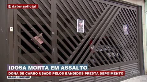 Idosa morta em casa durante assalto