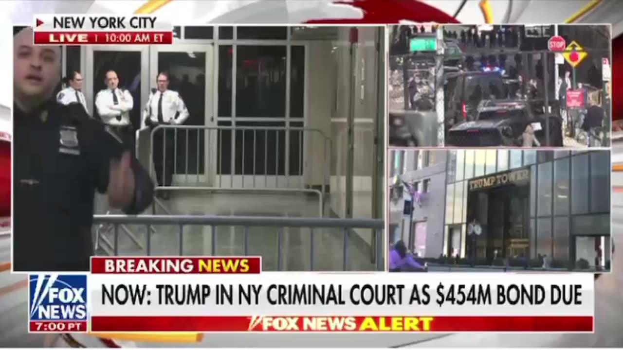 BREAKING: Trump makes statement as he enters NY courtroom