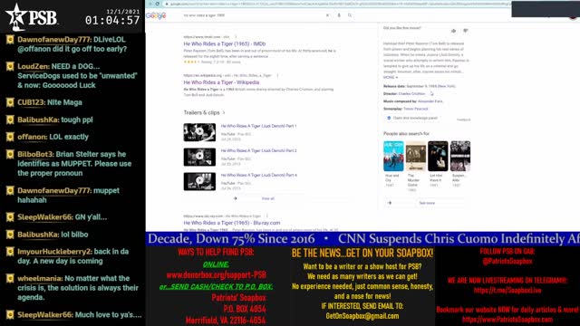 2021-12-01 01:00 EST - PSB Movie: with Pamphlet