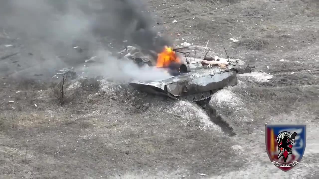 Several Russian Tanks and APCS Destroyed in Failed Assault Near Bilogorivka, Luhansk region