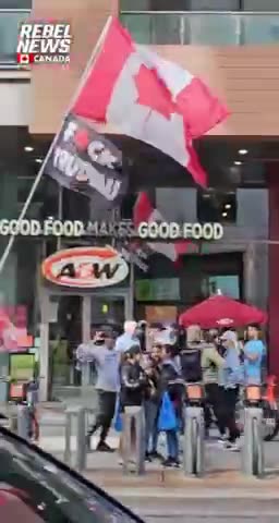 Protestors who confronted Justin Castro in Toronto are asked what brought them there.