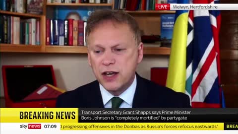 Grant Shapps gives 'full support' to PM after partygate fines