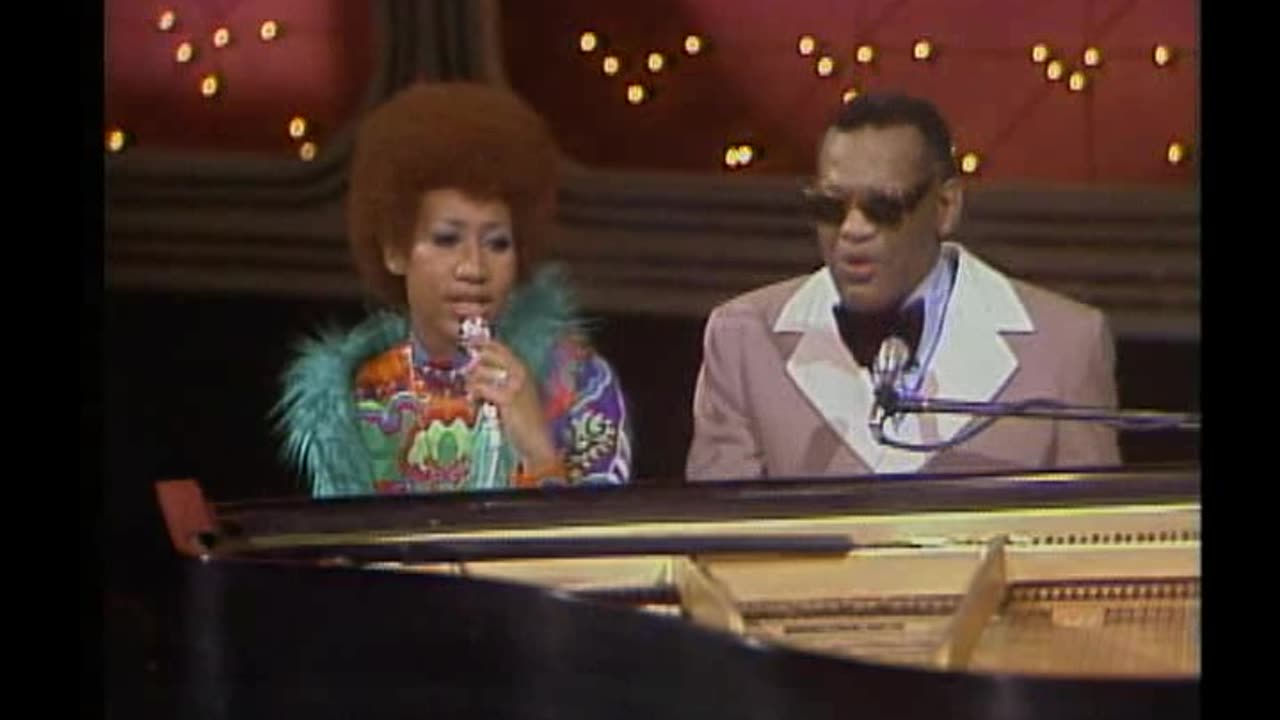 Aretha Franklin & Ray Charles - It Takes Two To Tango = Music Video 1975