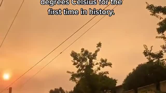 Parts of Europe are on fire right now as the region experiences a blistering heat wave.