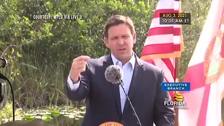 Ron DeSantis Destroys Reporter Blaming CHILDREN for Getting Sick