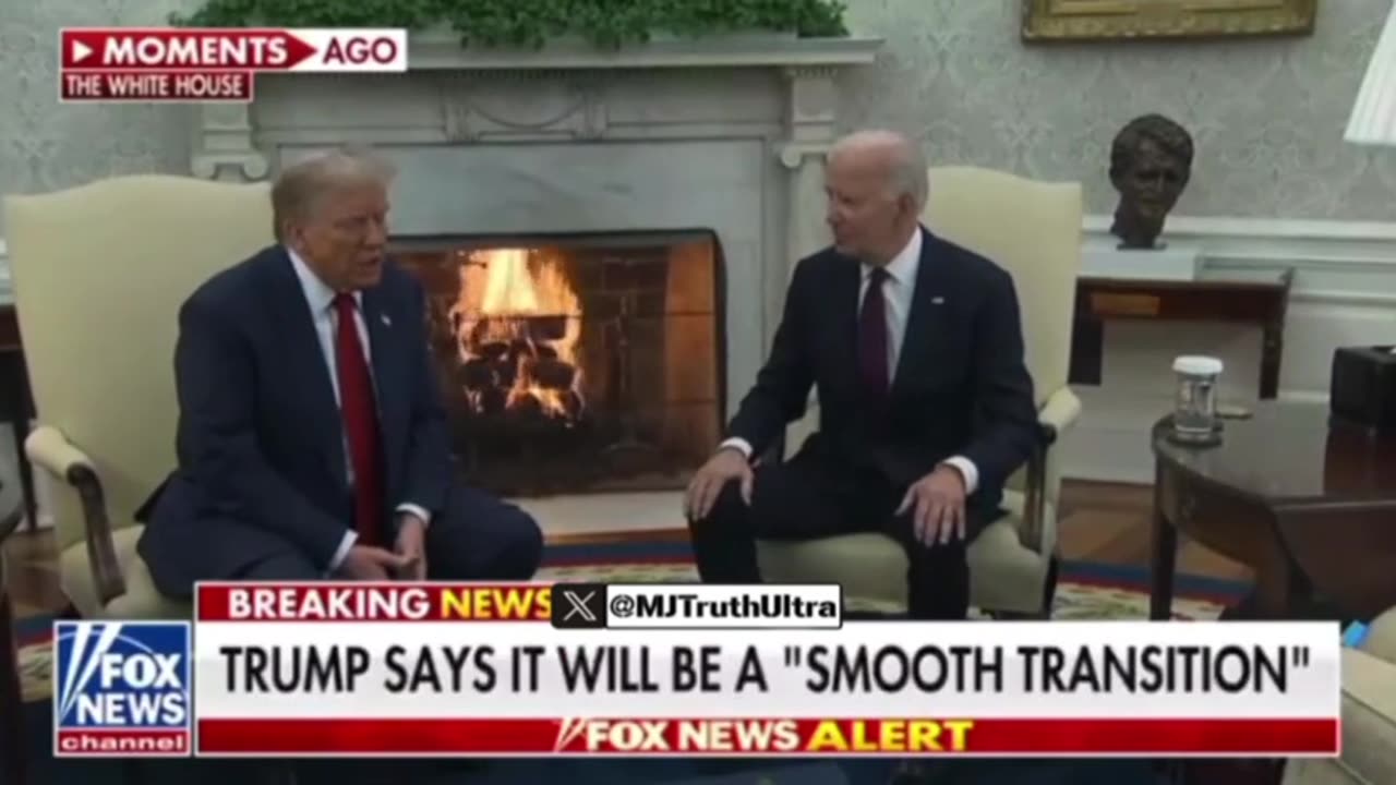 JUST IN: Trump And Biden Meet At The White House