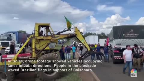 Brazilian Truckers Create Multiple Blockades In Support Of Bolsonaro