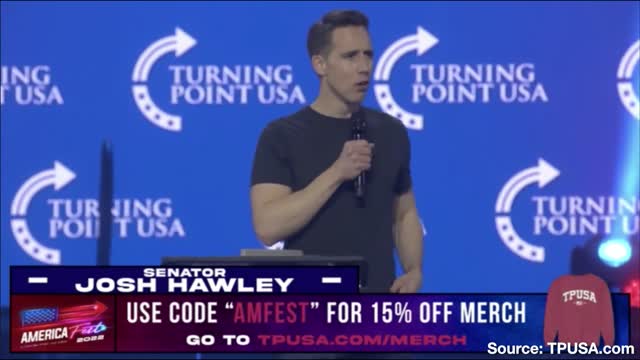 Sen. Hawley: The Left's Philosophy Is "Don't Ask Any Questions, Indulge Yourself"