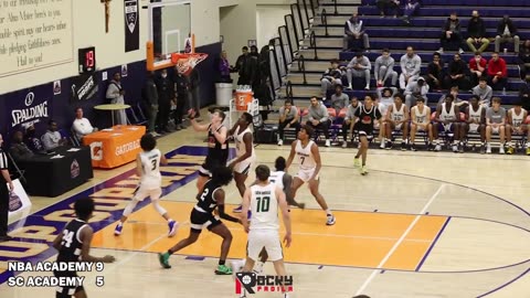 GAME HIGHLIGHTS- Derrick Michael Playing w_ NBA Academy Latin America vs Southern California Academy