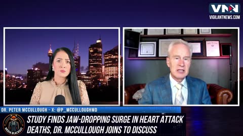 Dr. Peter McCullough Sounds Alarm over Heart Attack Death Surge Among Covid-Vaxxed